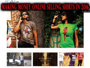 how to start selling t shirts online